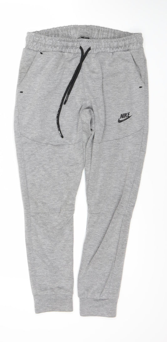 Nike Men's Grey Jogger Trousers S - Gym & Training
