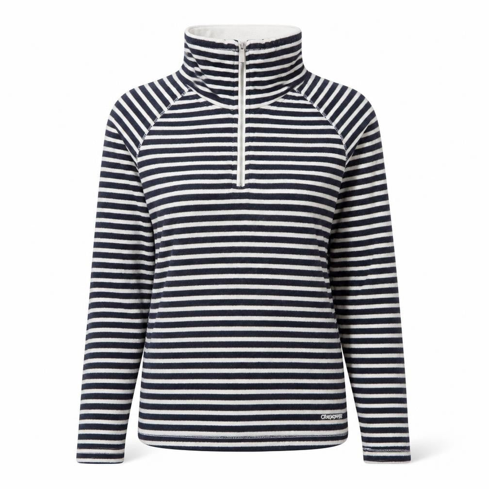Womens UK Size 10 Craghoppers Blue Full Zip Sweatshirt