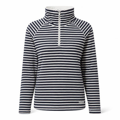 Womens UK Size 10 Craghoppers Blue Full Zip Sweatshirt