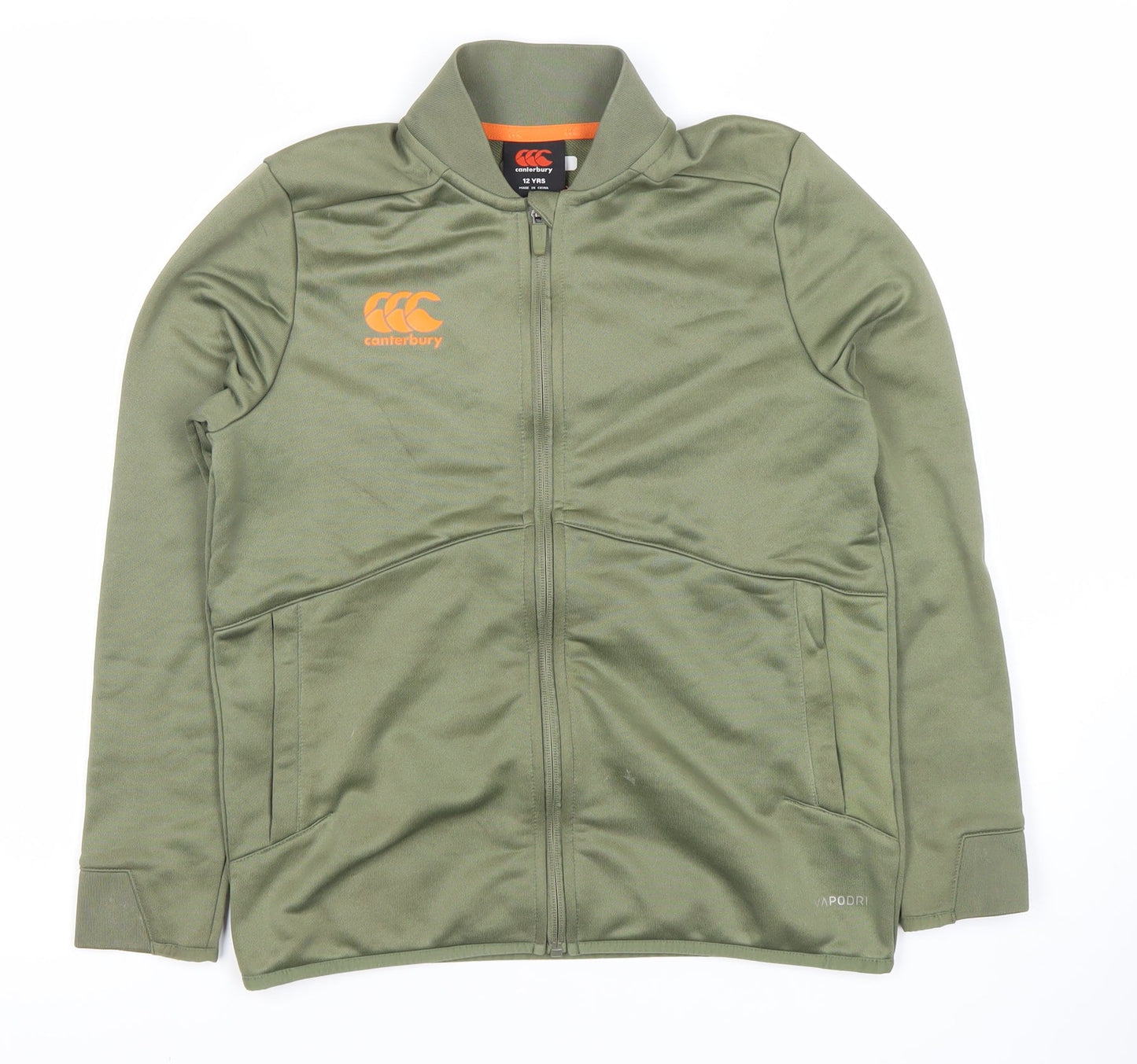 Canterbury Boys Green Full Zip Hoodie 12 Years