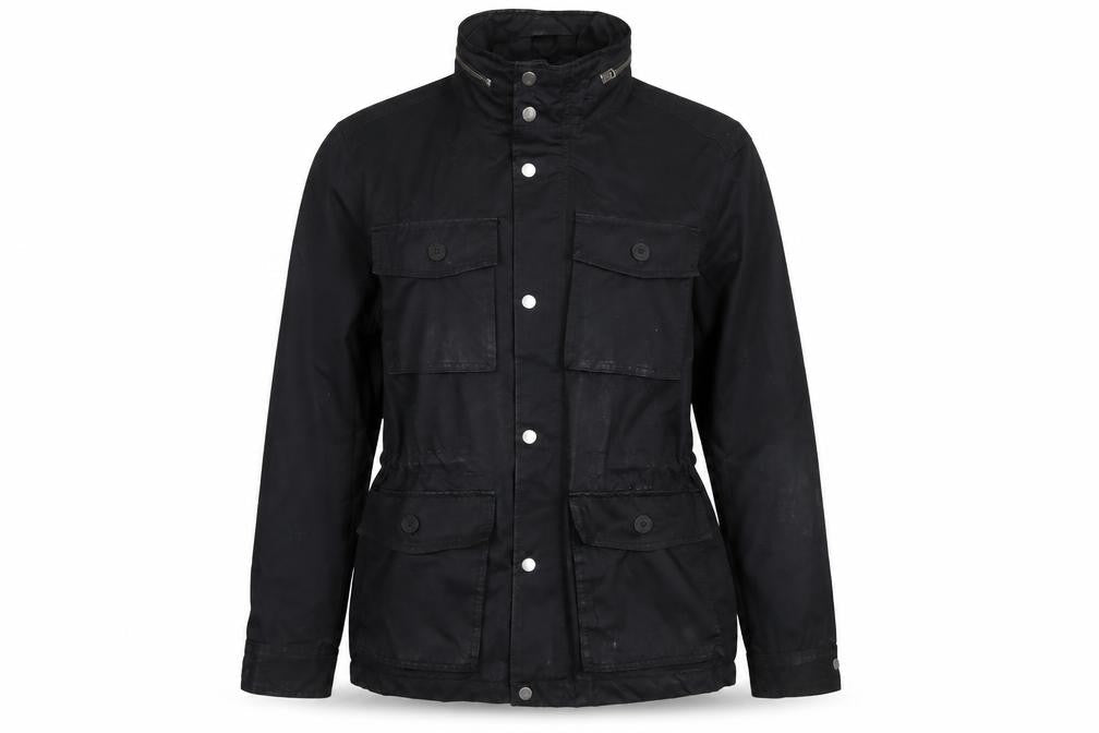 Womens UK Size M H&M Black Parka Coat
