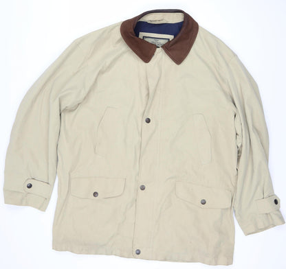 Mens UK Size L Marks and Spencer Beige Basic Jacket