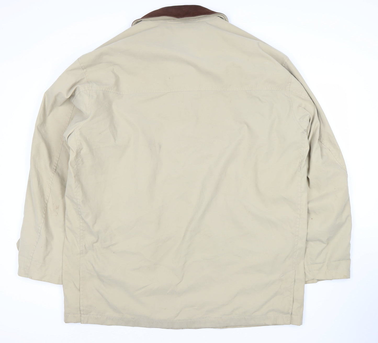 Mens UK Size L Marks and Spencer Beige Basic Jacket
