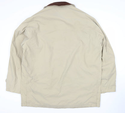 Mens UK Size L Marks and Spencer Beige Basic Jacket