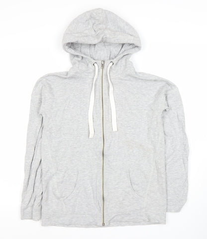 Womens UK Size 6 NEXT Grey Full Zip Hoodie