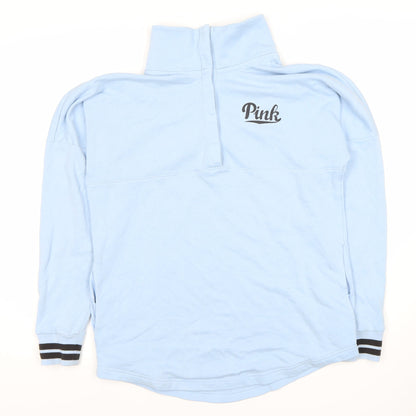 Victoria's Secret Pink Women's Blue XS Logo Sweatshirt