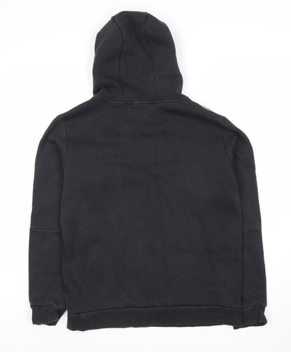 Adidas Boys Black Pullover Hoodie Size 13-14 Years