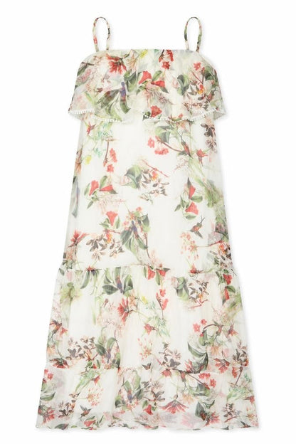 Wallis Women's Floral Chiffon Dress - Size 10, Multicoloured