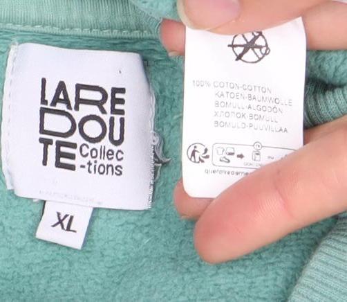 Unisex Green XL Crew Neck Sweatshirt, Casual Comfort