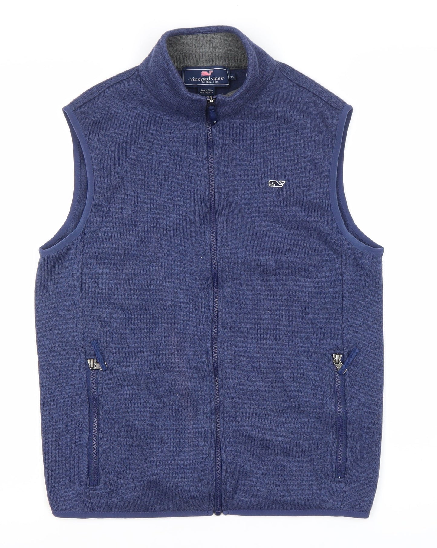 Vineyard Vines Women's Blue XS Full Zip Waistcoat