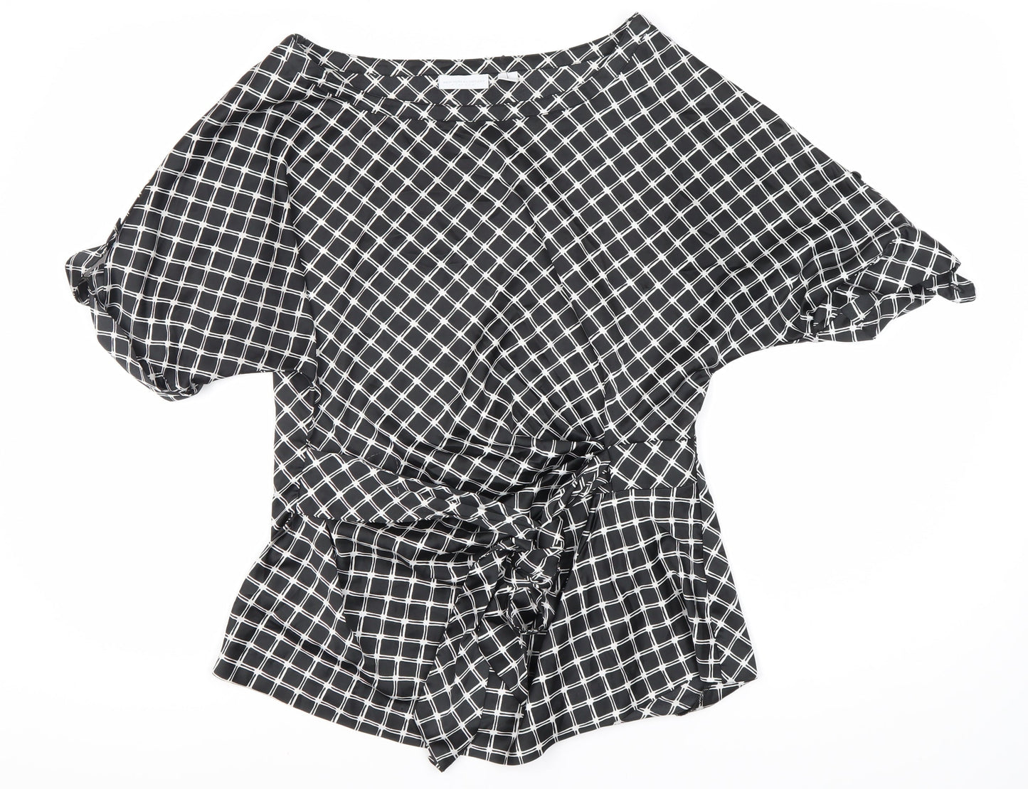 Womens UK Size M New York & Company Black Basic Blouse