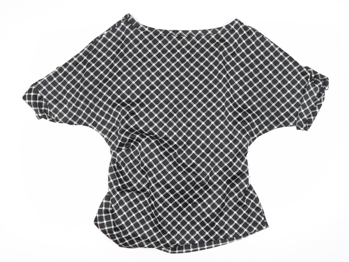 Womens UK Size M New York & Company Black Basic Blouse