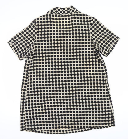 Womens UK Size 12 mamas & papas Black Tunic Blouse