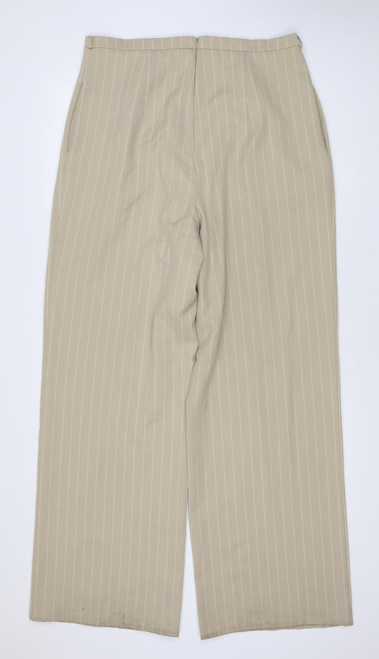Womens UK Size UK 16 ASOS Regular Fit Business Casual Beige Trousers