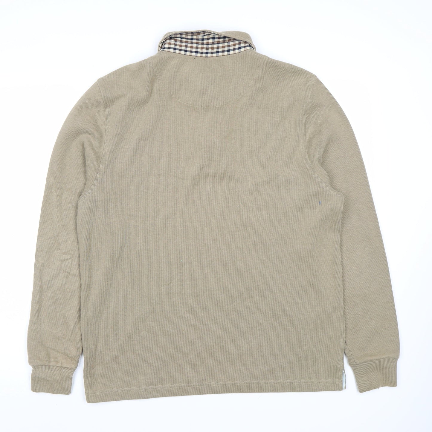 Bosideng Men's Beige Long Sleeve Polo M