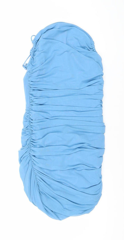 Oh Polly Women’s Blue Jersey Dress, Size UK 8