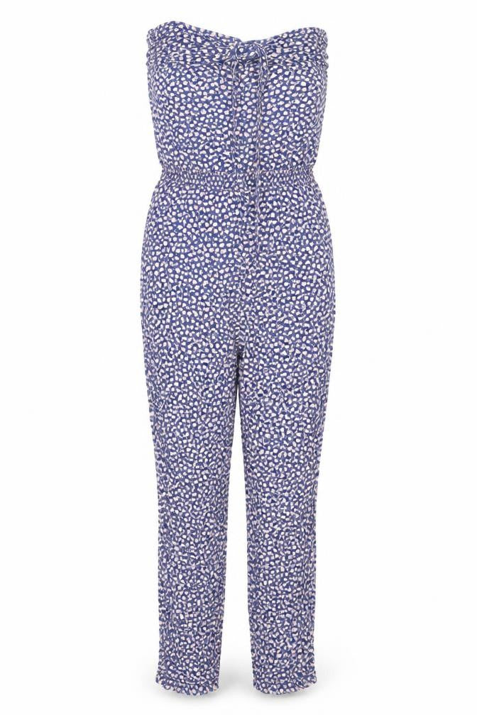 Womens UK Size S Accessorize One-Piece Blue Jumpsuit