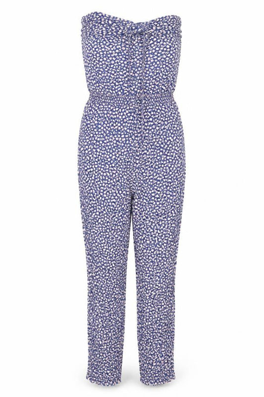 Womens UK Size S Accessorize One-Piece Blue Jumpsuit