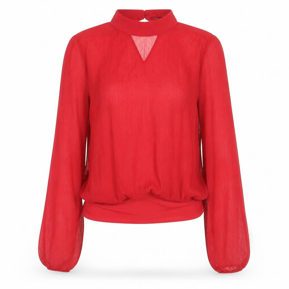 Womens UK Size 10 NEXT Red Basic Blouse
