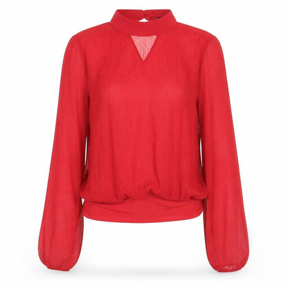 Womens UK Size 10 NEXT Red Basic Blouse