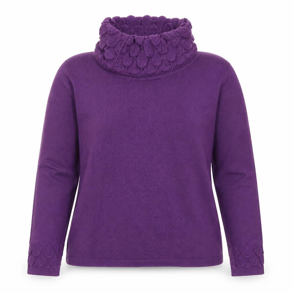 Womens UK Size S Sarah Hamilton Purple Pullover Jumper