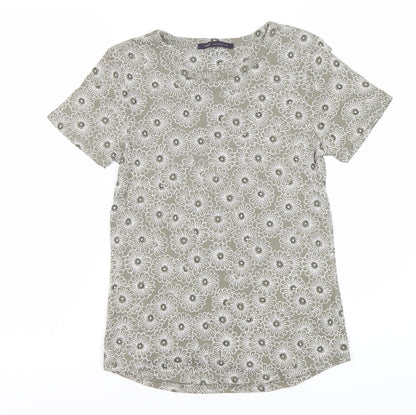 Womens UK Size 12 Marks and Spencer Green  T-Shirt