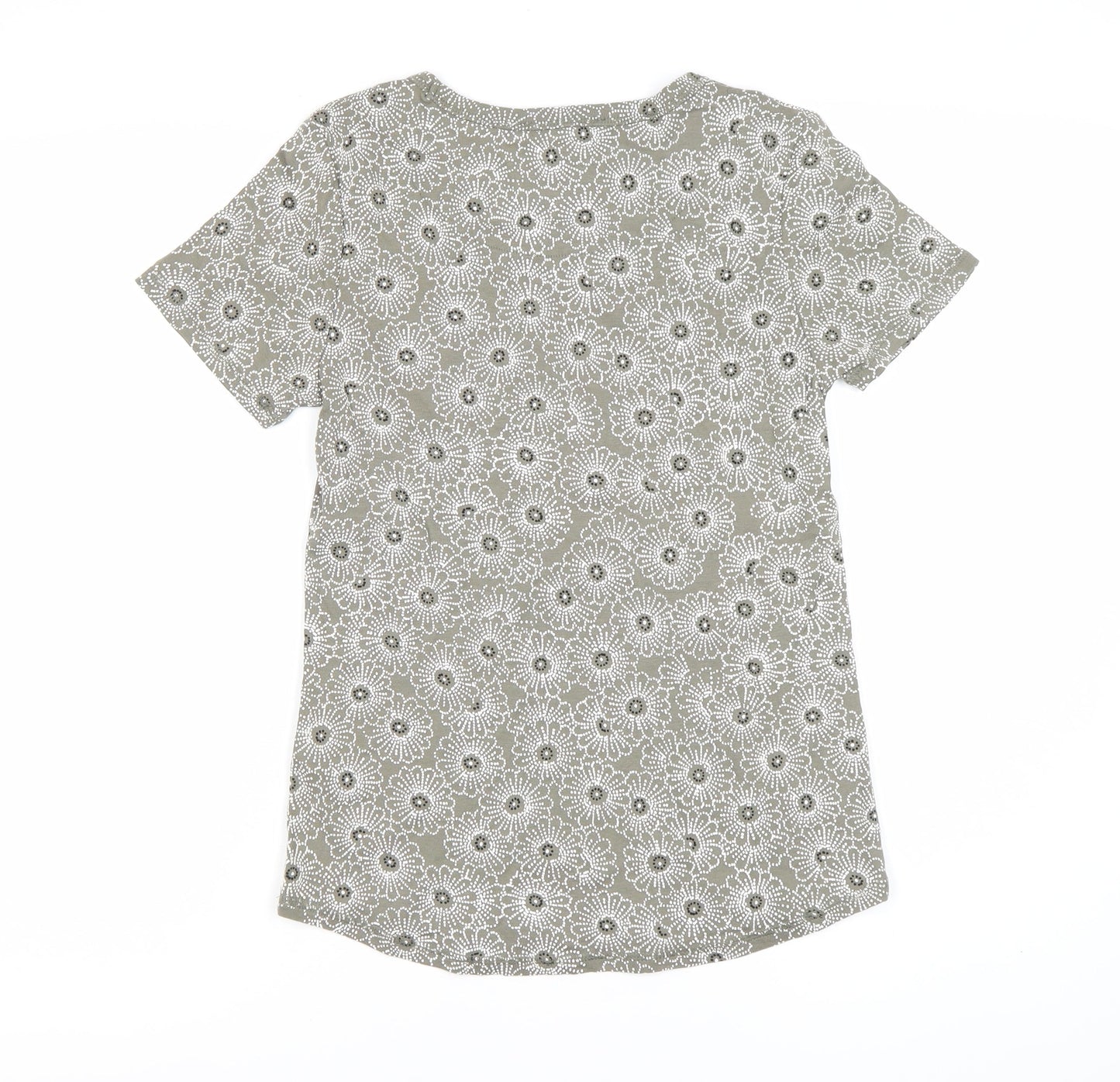 Womens UK Size 12 Marks and Spencer Green  T-Shirt