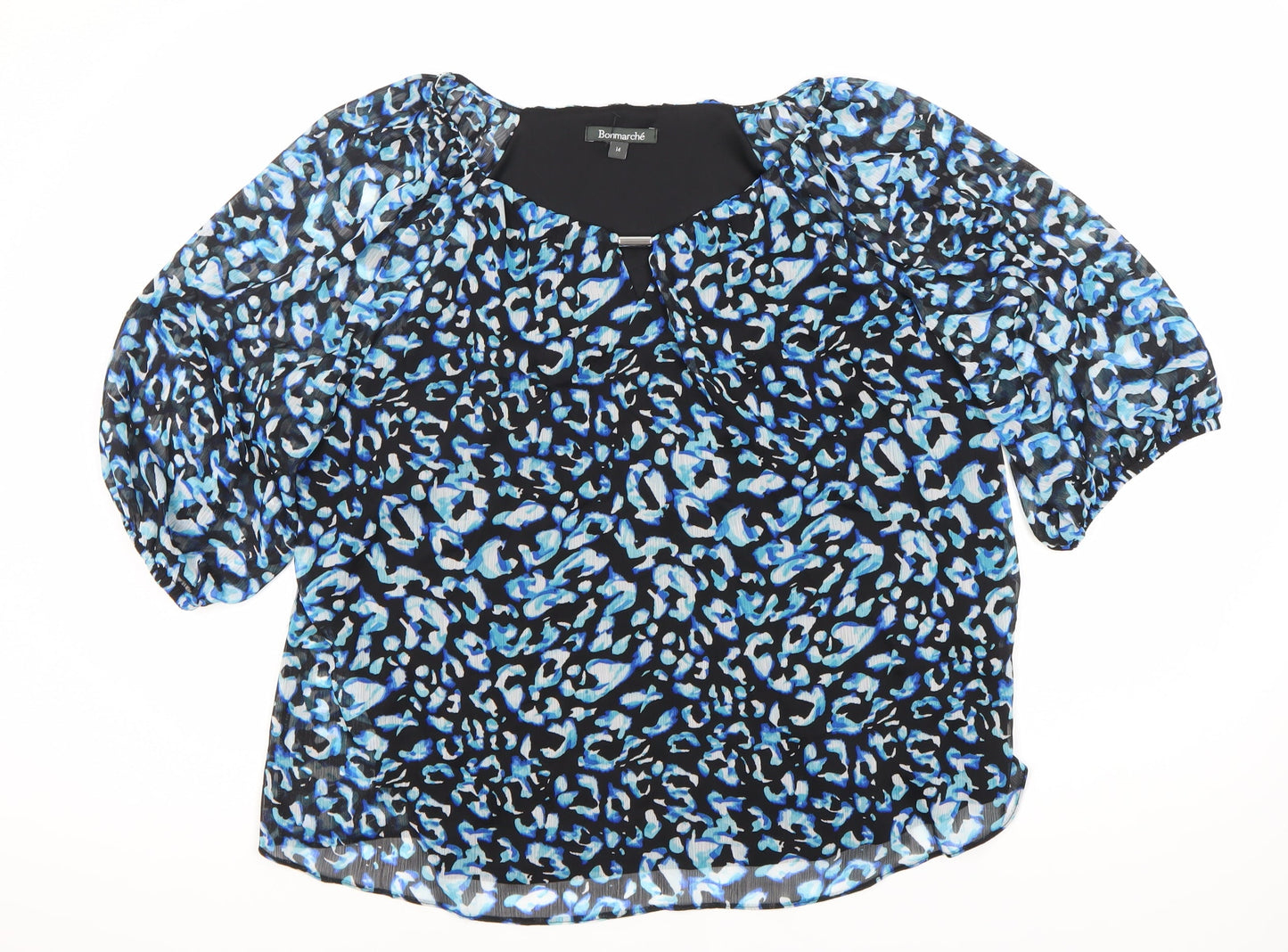Bonmarche Women's Multicoloured Off Shoulder Blouse Size 14