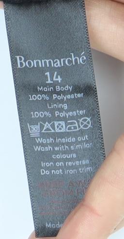 Bonmarche Women's Multicoloured Off Shoulder Blouse Size 14