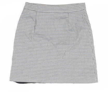 Marks and Spencer Women’s Multicoloured Check Skirt Size 14