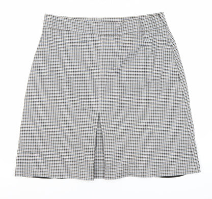 Marks and Spencer Women’s Multicoloured Check Skirt Size 14