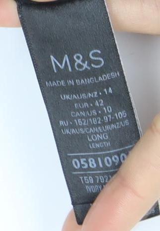 Marks and Spencer Women’s Multicoloured Check Skirt Size 14