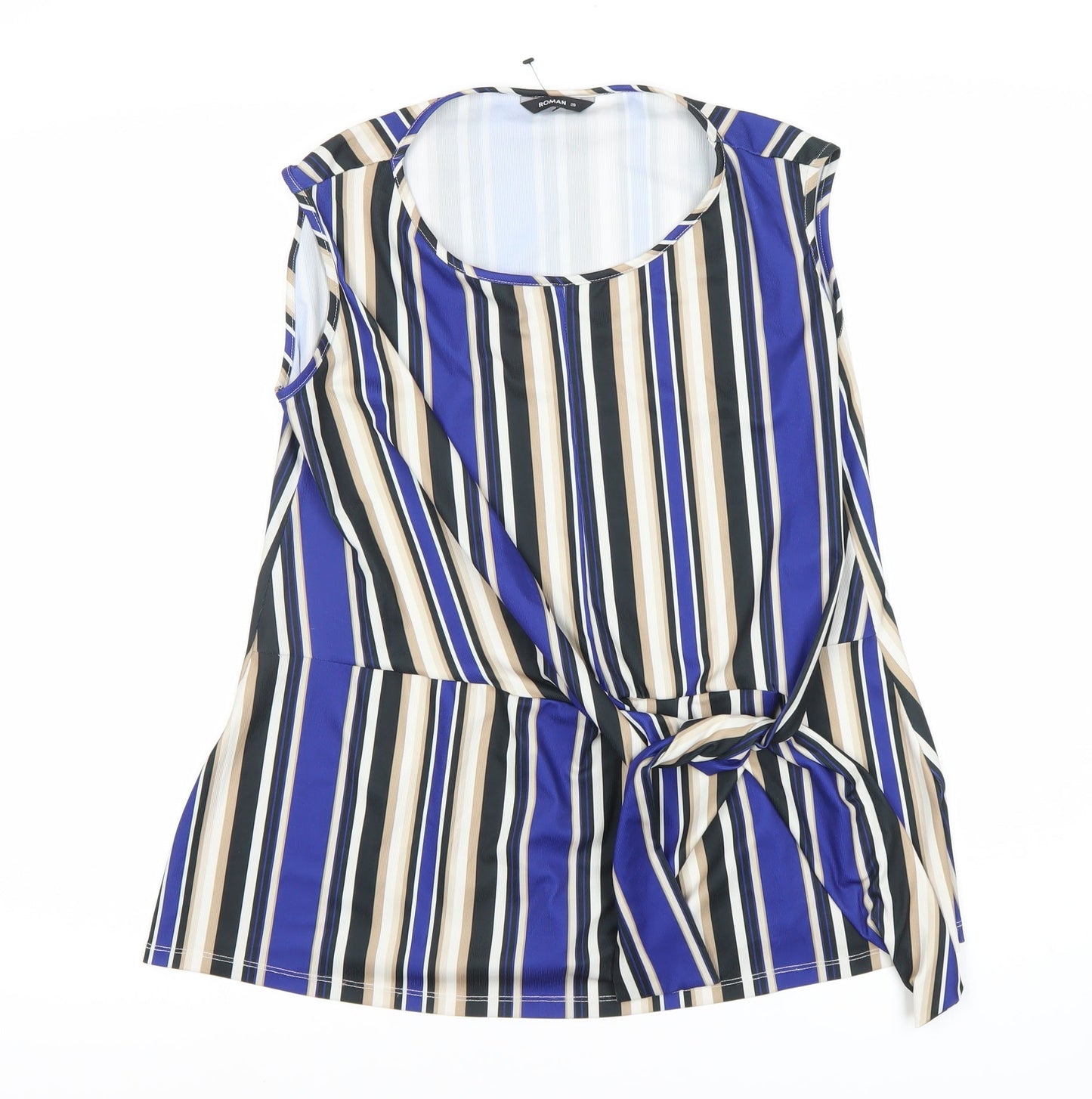 Womens UK Size 20 Roman Multicoloured Tunic Blouse
