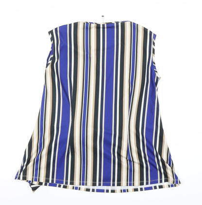 Womens UK Size 20 Roman Multicoloured Tunic Blouse