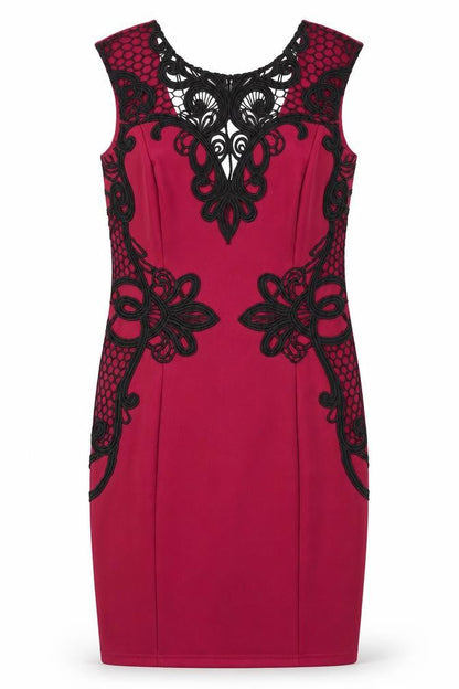 Lipsy London Women's Pink Bodycon Party Dress Size 12