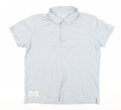 Li-Ning Men’s Grey Polo Shirt XL Button-Down