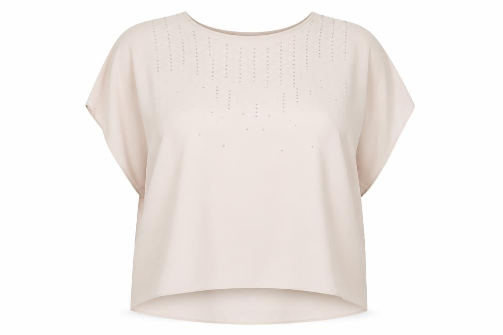 Womens UK Size 22 Evans Beige  Blouse