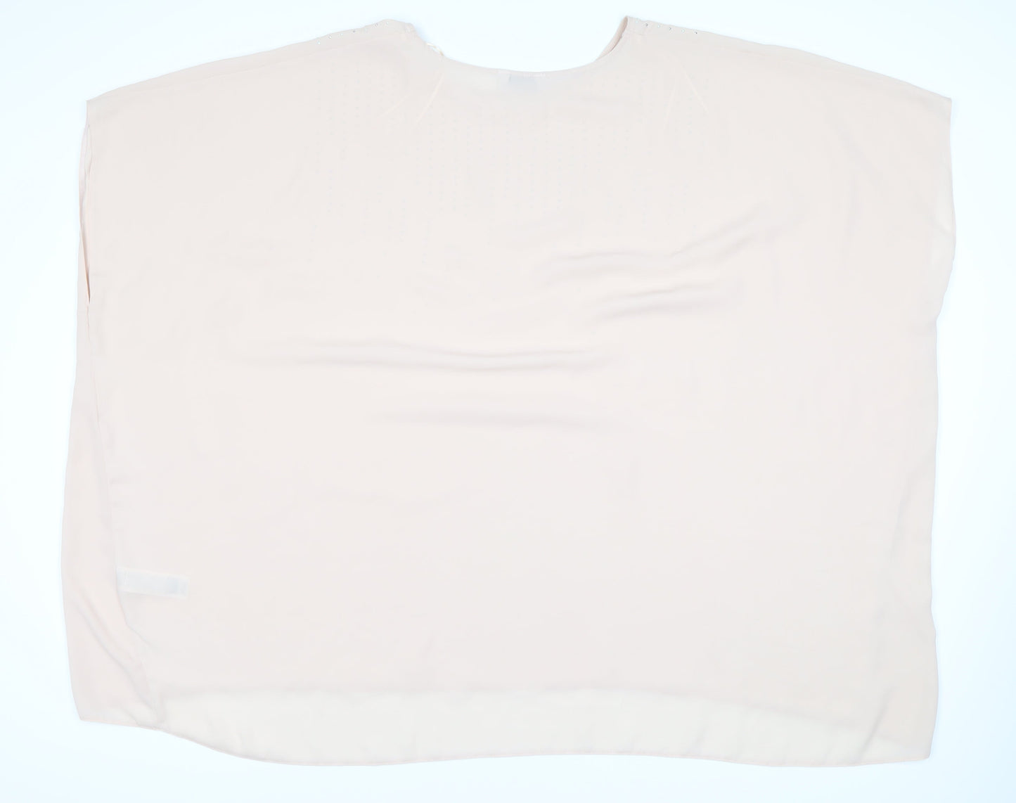 Womens UK Size 22 Evans Beige  Blouse