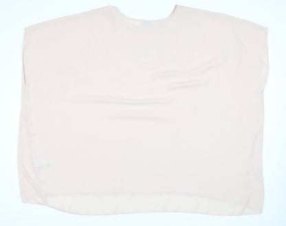Womens UK Size 22 Evans Beige  Blouse