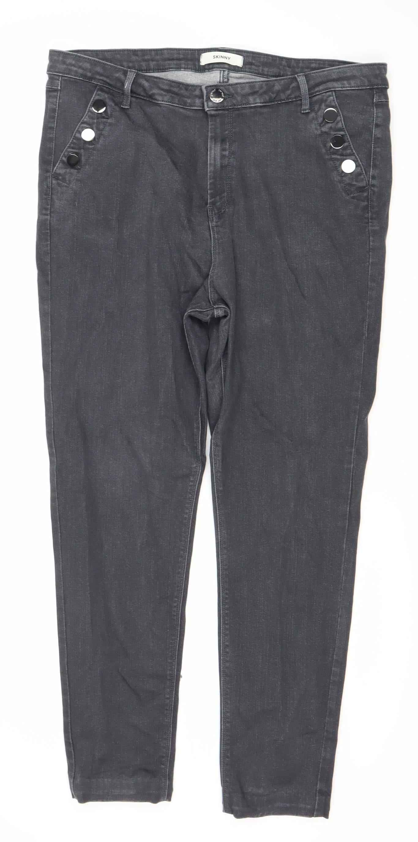 Womens UK Size 18 Marks and Spencer  Skinny Black Jeans