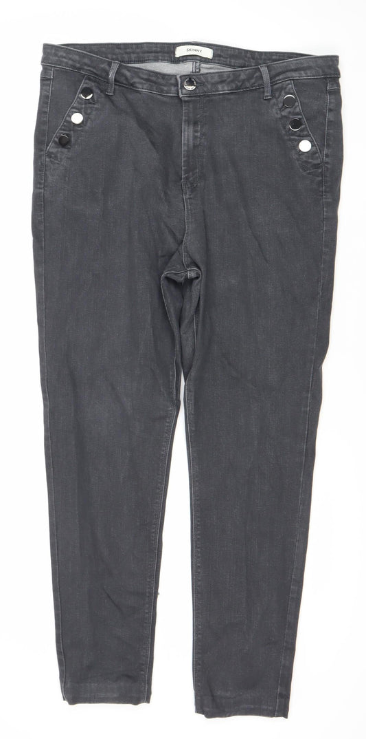 Womens UK Size 18 Marks and Spencer  Skinny Black Jeans