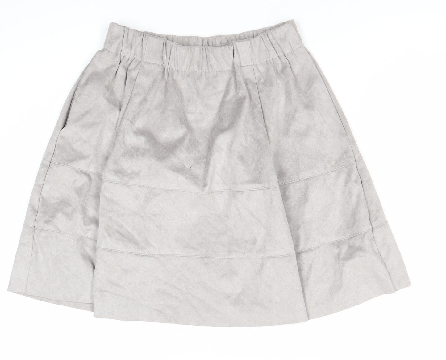 Noisy May Women's Grey Skirt Size 8 Elastic Waist