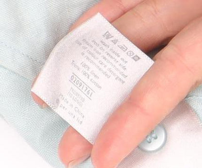 Marks and Spencer Women's Blue A-Line Long Skirt Size 10