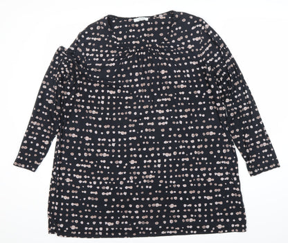 Womens UK Size 20 Marks and Spencer Black Basic Blouse