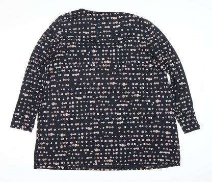 Womens UK Size 20 Marks and Spencer Black Basic Blouse