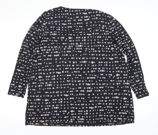 Womens UK Size 20 Marks and Spencer Black Basic Blouse