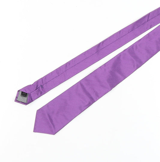Austin Reed Purple Silk Herringbone Men's Tie