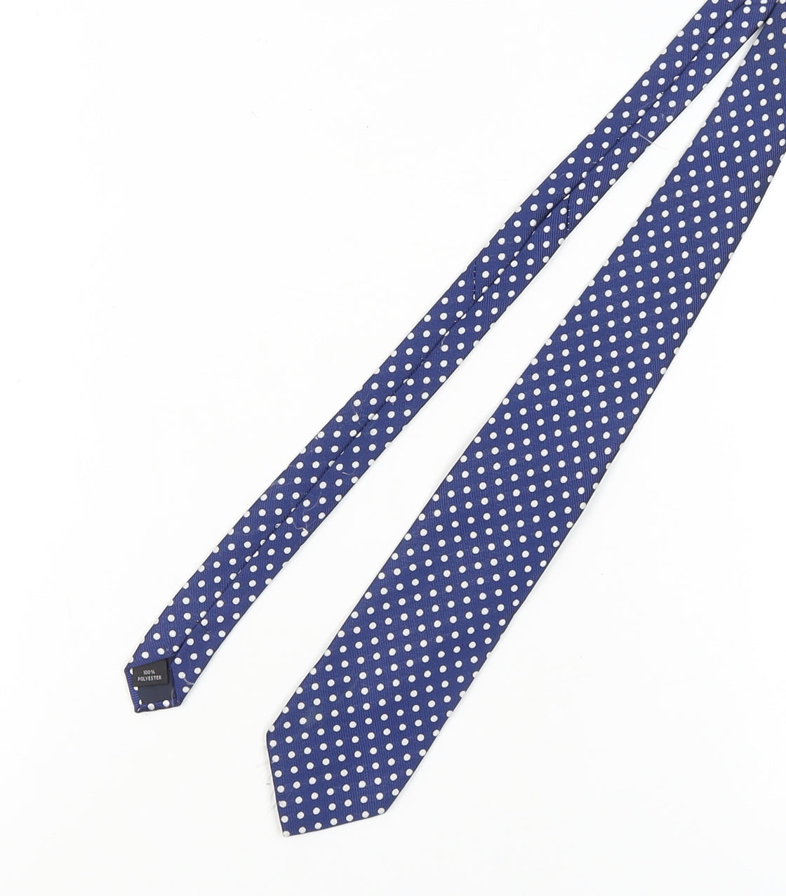 Michelsons Blue Polka Dot Men's Tie - New With Tags