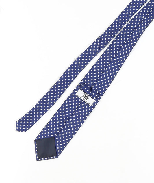 Michelsons Blue Polka Dot Men's Tie - New With Tags