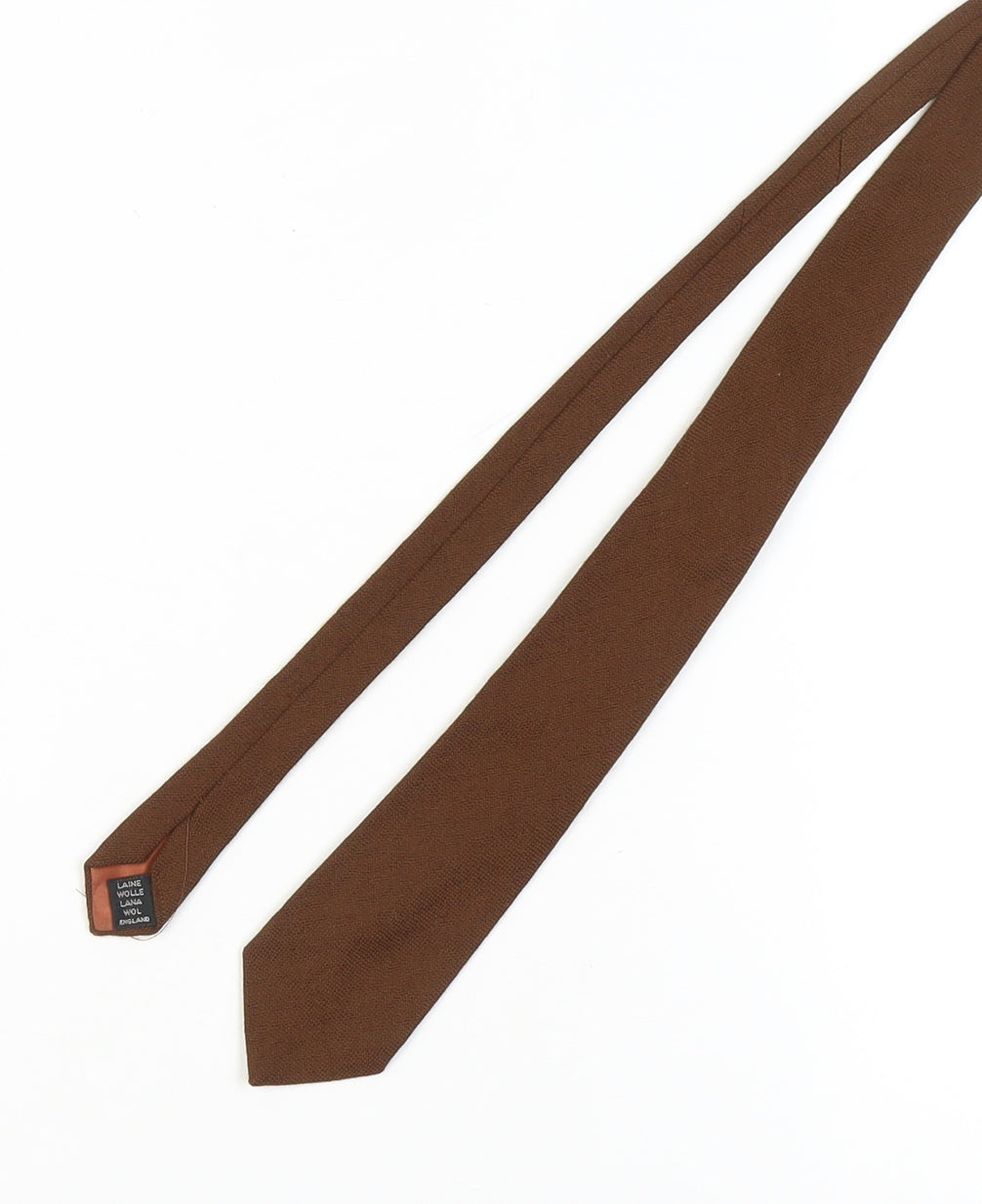 Michelsons Brown Wool Men's Tie - Elegant & Stylish